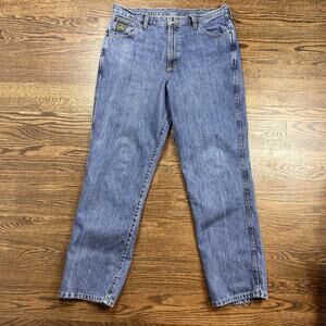 Cinch Jeans Mens 36x34 Blue Straight Leg Denim Western Cowboy MB90530002